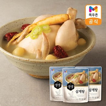 목우촌 생생 삼계탕 1kg x 3개