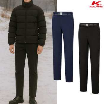 콜핑 남성 겨울 사이드밴딩 기능성 본딩 기모 남자 등산바지 KSC087FP0M