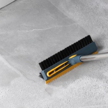 고품질 욕실 베란다 모서리 틈새 청소솔 스퀴지 3in1 블루 바닥 (WD6445D)