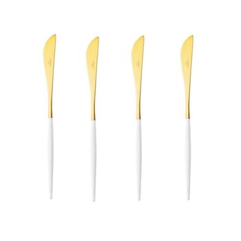 큐티폴 고아 화이트골드 디저트 나이프 4p