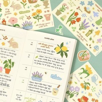 [VCL40482]가드닝 문구사무용품 스티커 문구 학용품