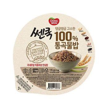 동원 쎈쿡 100퍼센트 통곡물밥 195g x 24개