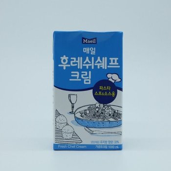 매일 후레쉬 쉐프 크림 냉장 1L 크림 매일우유