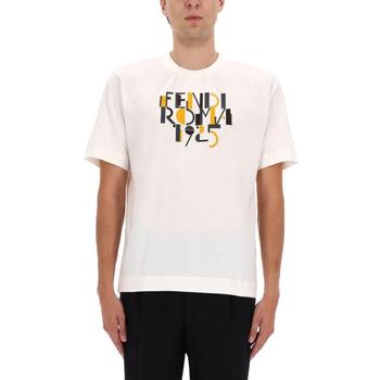 [해외] 25FW 펜디 반팔 티셔츠 FY0936 AVOHF1J7C MULTICOLOUR