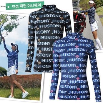 휴스토니 여성 여름 골프 패턴 이너웨어 여성골프이너웨어 골프이너웨어 여자골프이너웨어
