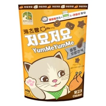 [MEL75318_64_64]닭고기 반려묘과자 보양 간식 60g 1P