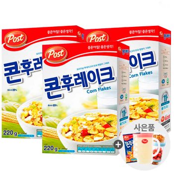 포스트 콘후레이크 220g x 3개+사은품랜덤(ID당1개)