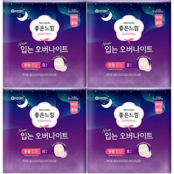 좋은느낌 New 입는 오버나이트 중형 8개입 x4개_P414057784