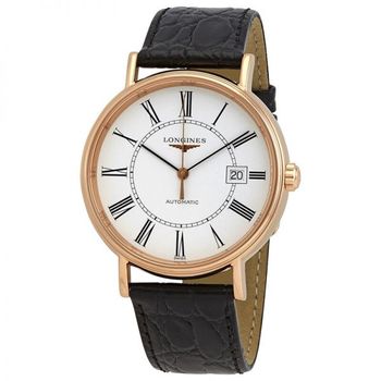 [해외] Longines 롱진스 프레즌스 오토매틱 화이트 다이얼 남성 시계 8001520