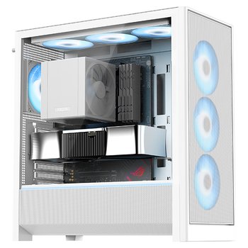 DAVEN D7 Mesh 세븐팬 ARGB PWM 미들타워 케이스
