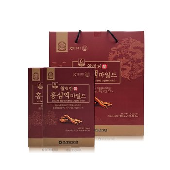 [풍기인삼농협] 황풍정 활력진 홍삼액 마일드 50ml x 30포 /쇼핑백 포함