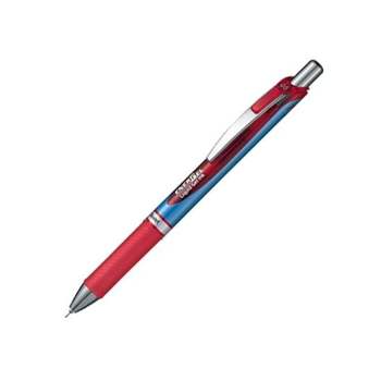 펜텔)에너겔 KE31OM69 니들포인트펜(노크식/BLN75/0.5mm/적)-다스(12개입)