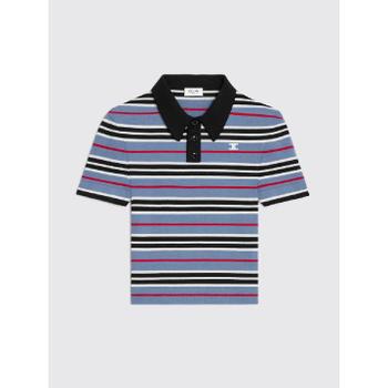 [해외] 셀린느 Womans Polo Shirt Celine RY0BY886Z Denim GAN5 [관부가세포함]