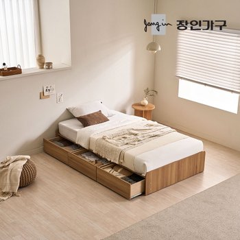토리노 무헤드 서랍침대 SS (매트제외)