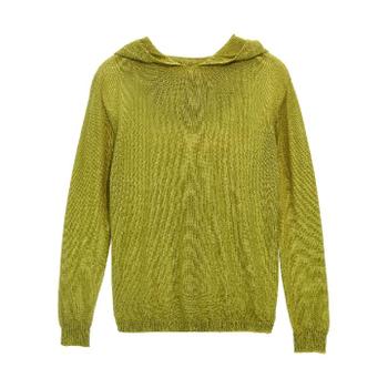 RICK OWENS 울 후드 스웨터 BG02C6685M32