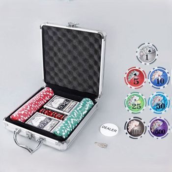 카지노칩세트100P 재미있는 포커칩세트