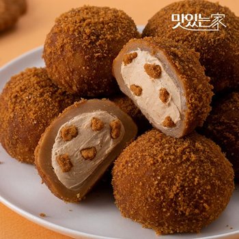 화과방 카라멜쿠키찰떡 8개입 아이스 찹쌀떡 냉동모찌 로투스 스프레드