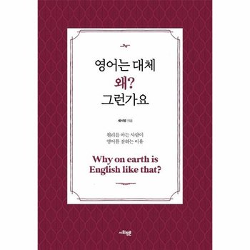 영어는 대체 왜? 그런가요 - 원리를 아는 사람이 영어를 잘하는 이유 (큰글자 특별판)