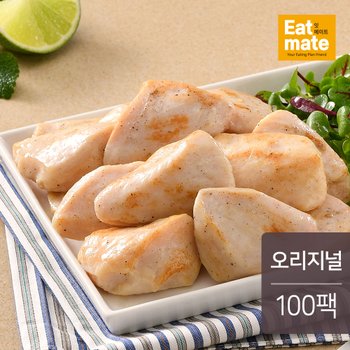 잇메이트 저염 스팀 닭가슴살 오리지널 100gx100팩(10kg)