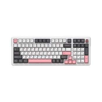 앱코 AK99 유무선 기계식 핑크 (멜론축) 블루투스 키보드