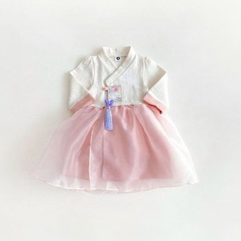 연투 25겨울 어썸베베 예화자수여아한복(2XL)