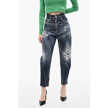 하이 데님 High Waist Distressed Jeans 684123 134106601