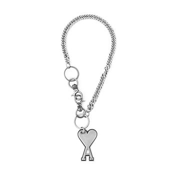 AMI UKR903 369 905 아미 드 꾀흐 하트 로고 체인 키링[33588987]