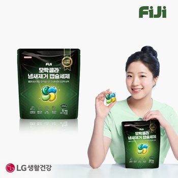 빨래쉰내땀냄새 제거]피지 모락셀라 캡슐세제 5입 x 1개