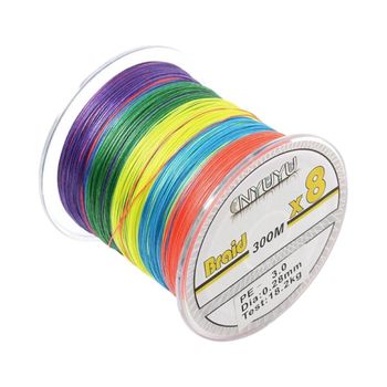 스트롱 8합사낚싯줄 (3호 300m 5색) DK74 PE합사낚싯줄 선상낚시 민물낚싯줄 원줄 합사라인