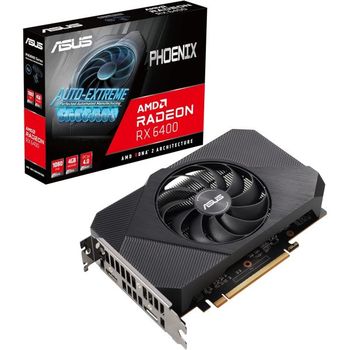 [해외] 영국 아수스 그래픽카드 ASUS Phoenix AMD Radeon RX 6400 4GB GDDR6 Gaming Graphics Card RDNA