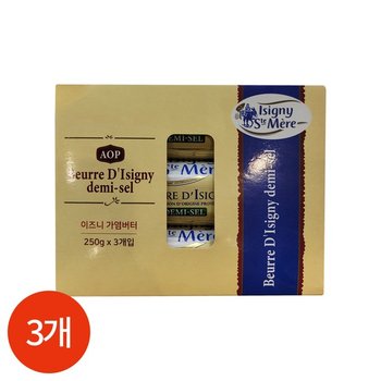 이즈니 AOP 가염버터롤 250g x 3개