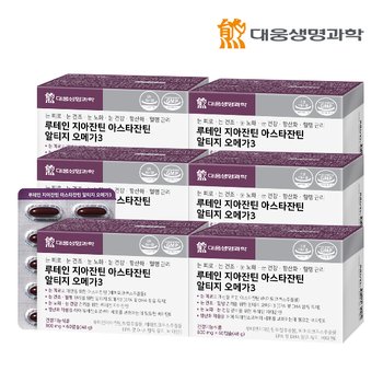 루테인 지아잔틴 아스타잔틴 알티지 오메가3 6박스 (360캡슐)