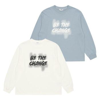 에꼴리에 세이브존03 빈티지 프린팅 싱글 라운드티  26A1406-BL/WH (S46769380)