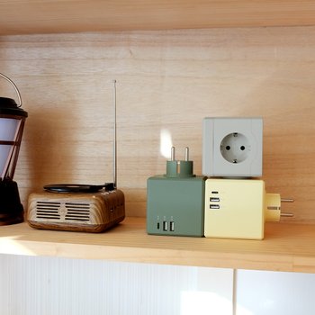 에코너 MT01 멀티탭 큐브 USB 타워형 고용량 멀티콘센트 고전압 플러그형