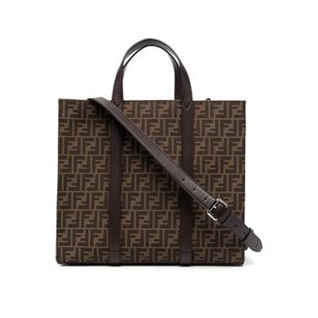 26 SS 펜디 FF 자카드 모티프 토트 백 7VA390AG0M TP443687785