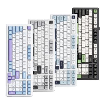 [해외] AULA F99 기계식 무선 키보드 블루투스 Type-C 케이블 핫스왑 저소음