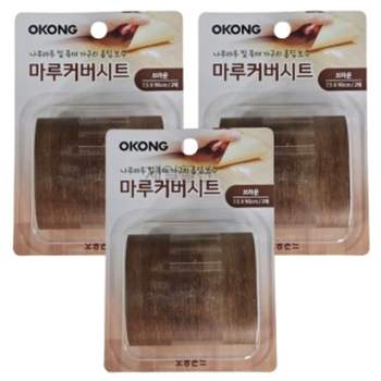 오공 XTC881G4 마루커버시트 찍힘 가리기 실속 보수용 브라운 3개
