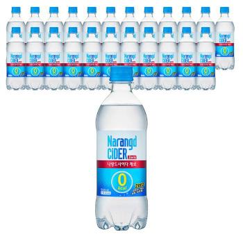 동아오츠카 나랑드 사이다 500ml X 24pet 제로 탄산음료 (S11747120)