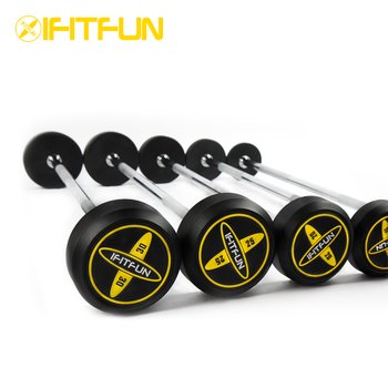웰니스케어 [신세계백화점]아이핏펀 우레탄 고정식 바벨 스트레이트 루버 10KG 15KG 20KG 25KG 30KG