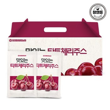 참앤들황토농원 맛있는 타트체리주스 70ml 30포 1박스