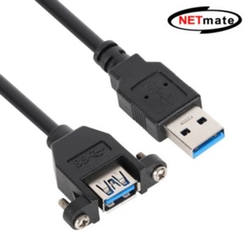 NETmate USB 3.0 판넬형 연장케이블 2M (WD9093C)