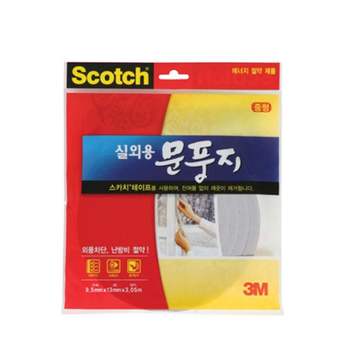 3M UQ818097 스카치 2294 실외용 문풍지 중형 출입문 외풍차단