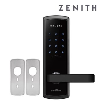 셀프시공 제니스 무타공 디지털도어락 Z700N+보강판 현관문도어락 번호키