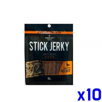 부드러운 MA30IA73 애견 오리고기 스틱 90G x10개 반려동물간식