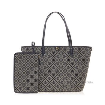 토리버치 T 모노그램 가죽 토트백 132697859