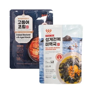 제주웰링 고등어 조림 1개+성게전복 미역국 1개