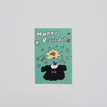[무케] 파파고파파_포스트 카드 (Happy Birthday) 엽서 그림 사진 캐릭터엽서 미니엽서