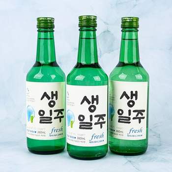 생일주 소주병 스티커 라벨지 3장 소주 라벨 생일 참이슬라벨