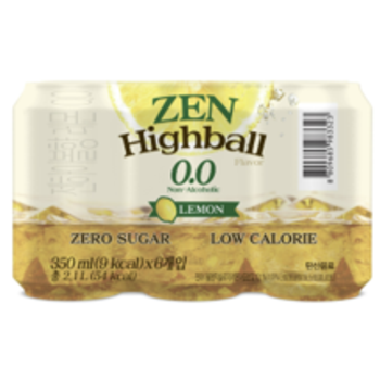 [트레이더스]젠 하이볼향 레몬 0.0 350ml*6캔