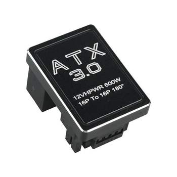 ATX3.0 12VHPWR 600W 16P to 16P 그래픽카드 GPU 180도 꺾임 자 전원 젠더 B타입